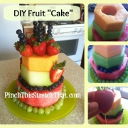 A Healthier Cake - Birthday Fruit 
